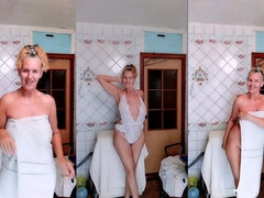 Amatør, Stor rumpe, Sexy undertøy, Moden, Alene