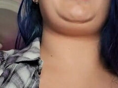 Grosse titten, Schmuddelige sprache, Weibliche domination, Freundin, Lingerie, Solo