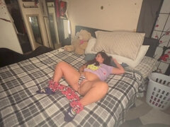 Student Step-daughter Got Filmed While Masturbating