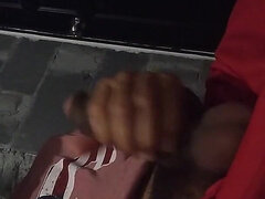 Penis Shaking in the Bathroom