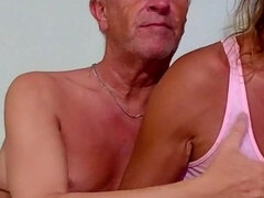 Amatør, Anal, Kukk suging, Par, Milf, Utendørs, Offentlig, Pupper