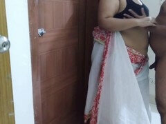 Desi maid with huge ass gets anal fucked by boss while wife is away