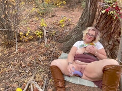 Bbw milf, bbw, forest