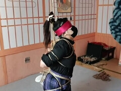 Asiatisch, Sadomasochismus, Braunhaarige, Fetisch, Würgen, Hd