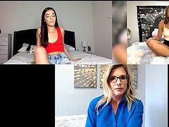 Lesbian-fingering, gia-derza, cory-chase