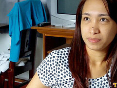 Asiatique, Grosse bite, Sucer une bite, Tir de sperme, Faciale, Philippine, Petite femme