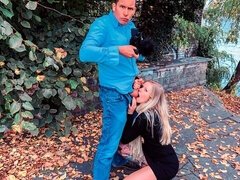 Gros cul, Grosse bite, Gros seins, Blonde, Sucer une bite, En levrette