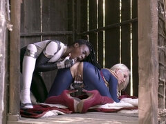 Noir ébène, Interracial, Lesbienne, Léchez, De plein air, Chatte