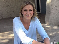 Stor kuk, Doggystyle, Naturliga tuttar, Utomhus, Pov, Rakad, Mager, Tuttar