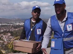 Kotě, Velké kozy, Detailní, Stříkání spermatu, Ebenové, Na obličej, Orgasmus, Pička