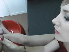 Angel The Dreamgirl Mega Cumshot on Shoes POV Footjob Fetish