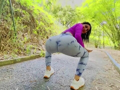 Jenifer Play - Sexy Latina with 23 Years Gets Her Asshole Stretched by Anal Coach Personal