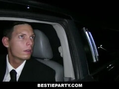 Prom Night Virgin Teen Fucked by Limo Driver - Zoey Cortes Takes Big Cock in Car