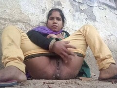 Pareja, Indio, Masturbación, Al aire libre