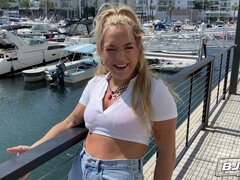 금발의, 오랄섹스, 클래식, 귀여운, 깊은목구멍, 자연적인, 자연의 가슴, 빨아들이는