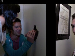 Gloryhole with fooled straight