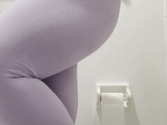 아마추어, 흑인, 팬티호스, 싸움, 혼자, 화장실