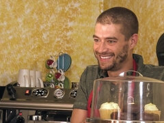 Horny slut Addison Ryder pleasuring handsome barista