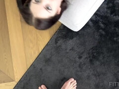 Rumpa, Brunett, Galen, Naken, Pov, Fitta, Tonåring, Tuttar