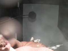 Leie, In den arsch, Bad, Grosser arsch, Masturbation, Pissen, Muschi, Solo