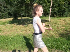 Amaterji, Hd, Gola, Naravne joške, Nude, Zunaj, V javnosti, Najstnice