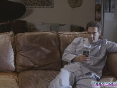 Asiático, Rubia, Mamada, Polla, Penetracion con dedos, Sexo duro, Hd, Adolescente