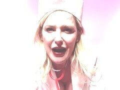 Doctor-patient roleplay nightmare with Lady Phoenix in a gas mask