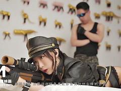 Aziatisch, Grote mammen, Chinees, Ondergoed, Tieten likken