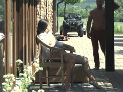 Outdoor anal with cum in mouth starring Lily G