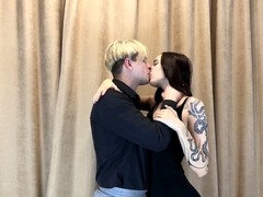 18 años, Amateur, Mamada, Pareja, Semen en la boca, Casero, Coño, Secretaria