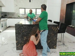 Stepdaughter shows she knows some gags