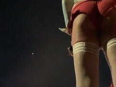 7 Mins of Ass, Long Sexy Legs, Thigh-highs, Loves Truck Stop