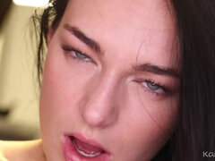 Brunette brune, Hd, Solo, Vibromasseur