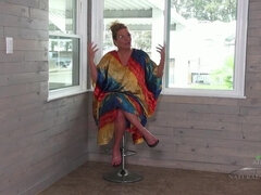 Karen Summer is a hairy mature porn babe