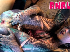 Amatör, Anal, Fångad, Sperma shot, Hd, Piercing, Tatuering, Tuttar