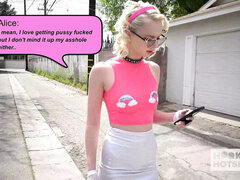 Hot Blonde Alice Pink Takes Big Cock in Her Tight Ass - Hardcore Anal & Facial Fun!