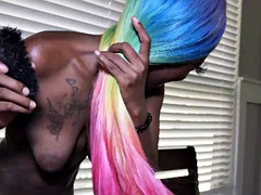 Cameron Cox went up a storm with a slim and thick pussy for facial