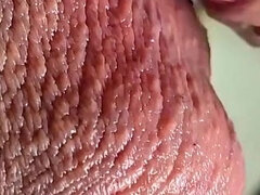 Lick and Suck His Balls and Cum on My Tits