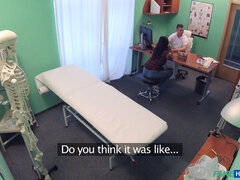 Shy Brunette Serbian Babe Gets Pounded Hard in Fake Hospital - Full POV Video