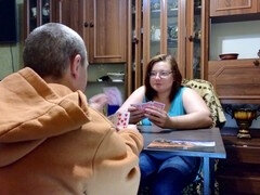 Lost a card game, but got a face full of cum!