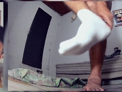 Pés, Fetiche, Peludoa, Masturbação, Solo chão