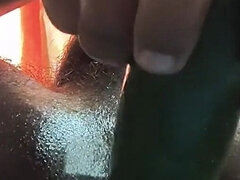Shoving Cucumber in My Asshole