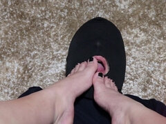 Amatéri, Bbw, Striekanie semena, Európskej, Nohy, Footjob, Orgazmus, Z pohľadu účastníka