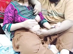 Desi stepdaughter punished by stepdad with clear audio