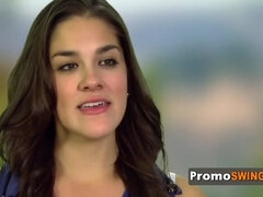 아마추어, 금발의, 흑갈색 머리, 커플, Hd, 현실, 소프트코어, 스윙 어