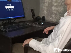 아마추어, 금발의, 오랄섹스, 여자친구, 유리들, 집에서 만든, 셀카, 빨아들이는