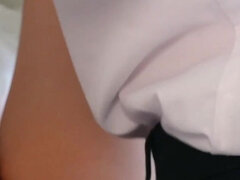 18, 레즈비언, 밀프, 조그마한, 싸움, 거칠게, 스트랩, 젖가슴