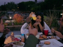 Rumpa, Stora tuttar, Glasögon, Slick, Fitta, Tatuering, Tonåring, Tuttar