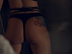 Amatør, Kukk suging, Brunette, Par, Onani, Milf, Tattovering, Leker