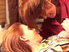 Palcówka, Całować, Lesbijka, Masturbacja, Orgazm, Drobna, Rudowłosa